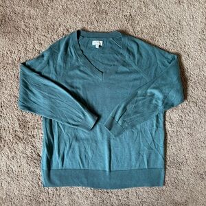 Women’s Lucky Brand Teal V-Neck Sweater